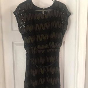 Black and green chevron